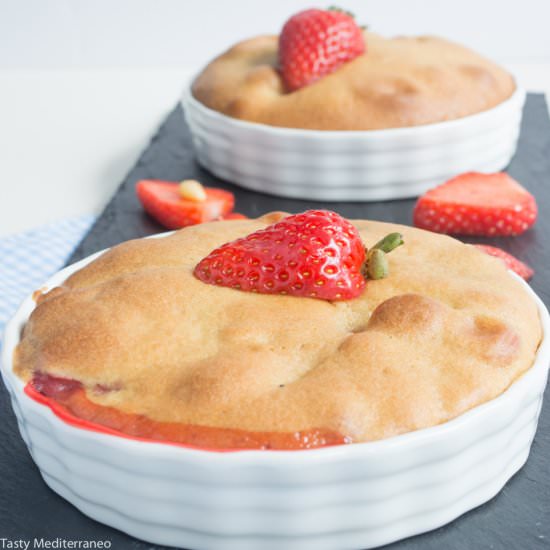 Berries, Pine Nuts & Olive Oil Cake