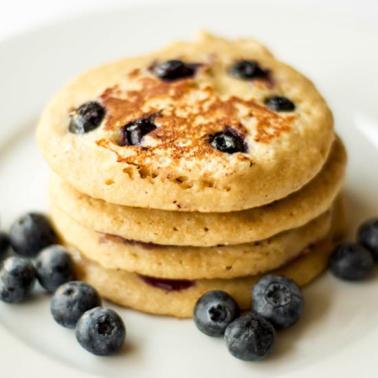 Blueberry Yogurt Pancakes