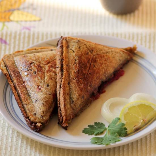 Bombay Veg Toast Sandwich