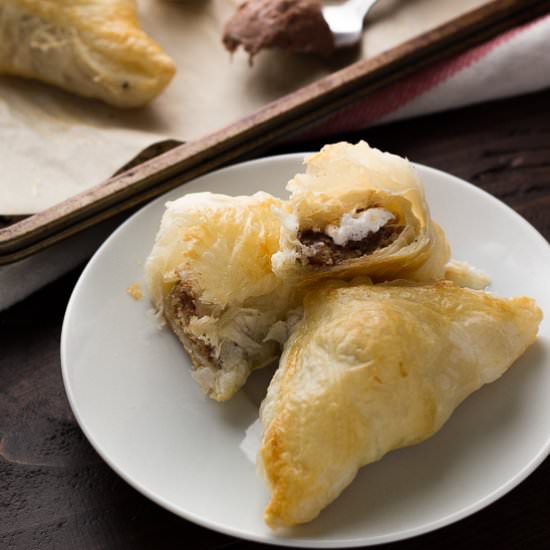 Peanut Butter S’mores Turnovers