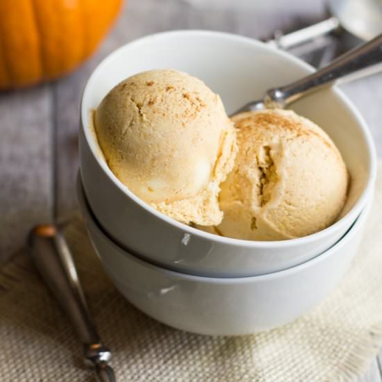 No Churn Pumpkin Ice Cream