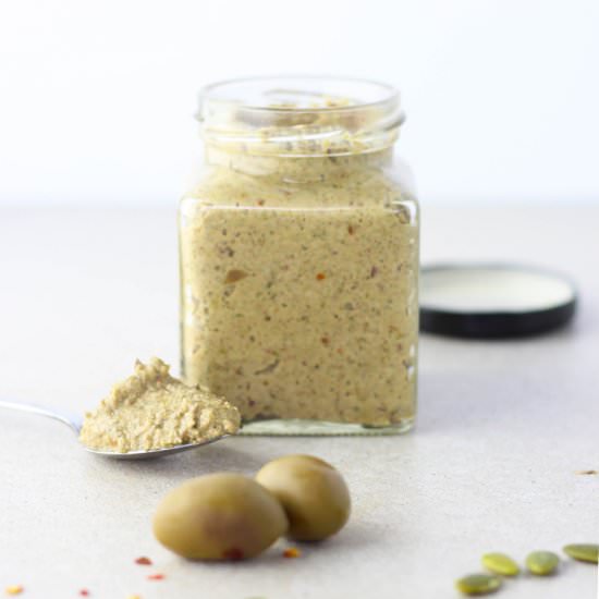 Olive and Pumpkin Seed Tapenade