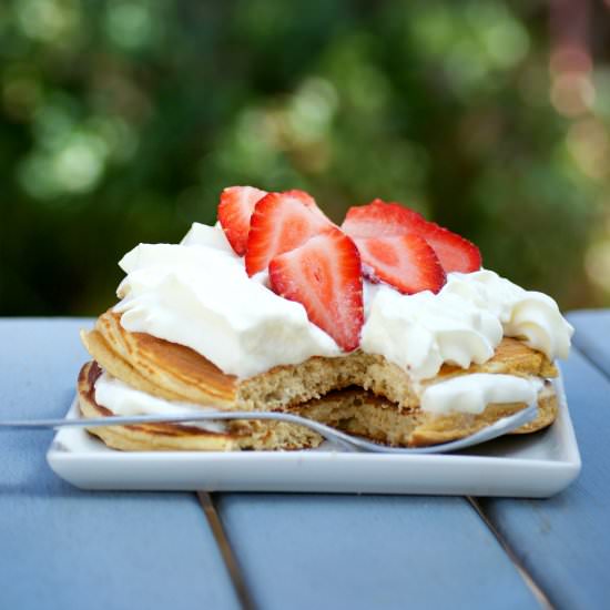 Strawberry Shortcake Pancakes