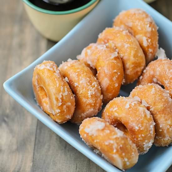 Orange Sweet Potato Donuts