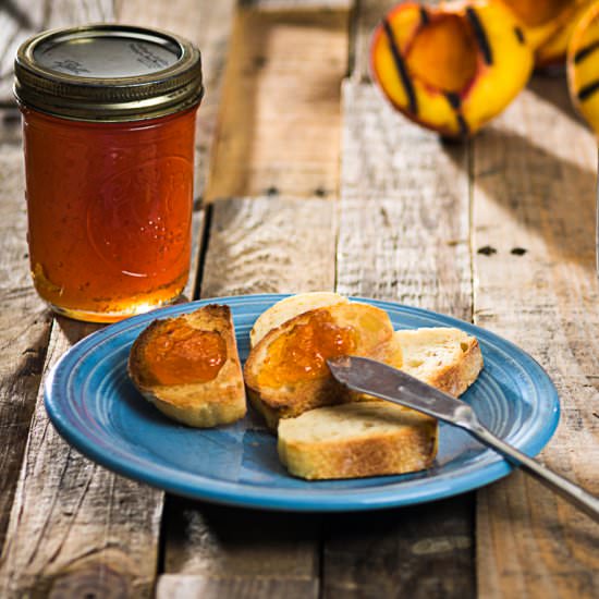 Grilled Peach Jam