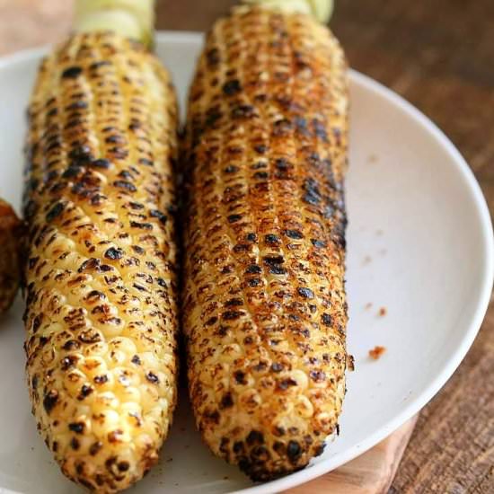 Indian Style Spicy Roasted Corn