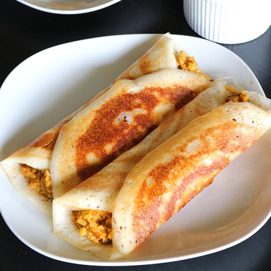 Cauliflower Masala Dosa