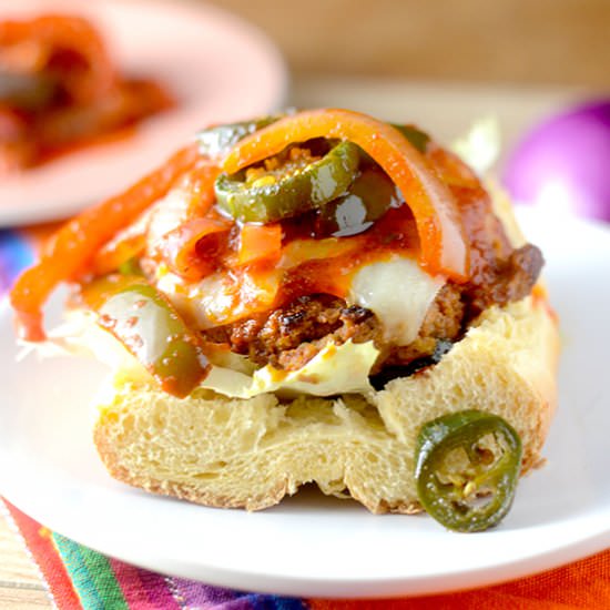 Skinny Fiesta Turkey Burger
