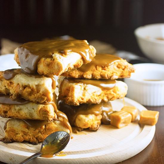 Salted Caramel Scone