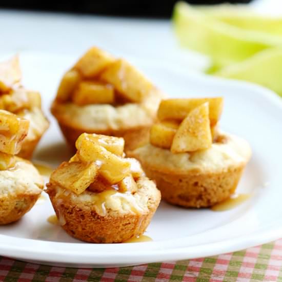 Caramel Apple Sugar Cookie Cups