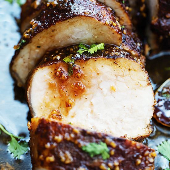 Island Glazed Pork Tenderloin