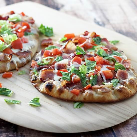 BLT Caesar Flatbread Pizza