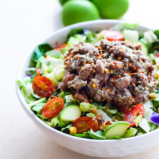 Crock Pot BBQ Taco Salad