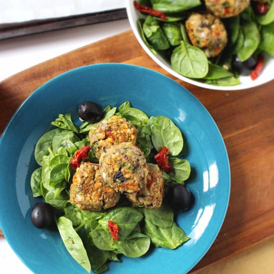 Mediterranean Mung Bean “Meatballs”