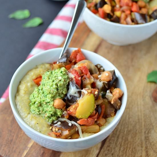 Summer Vegetable Polenta Bowls