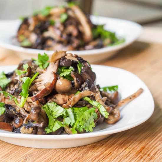 Vegan Mushroom Stir Fry