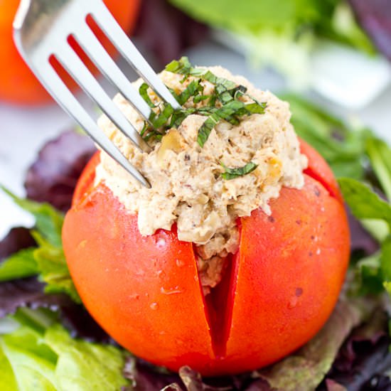 Tahini Walnut Chicken Salad