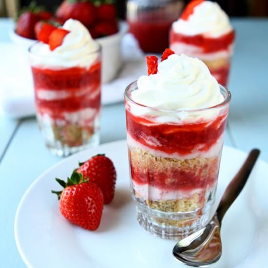 Strawberry Cream Parfait