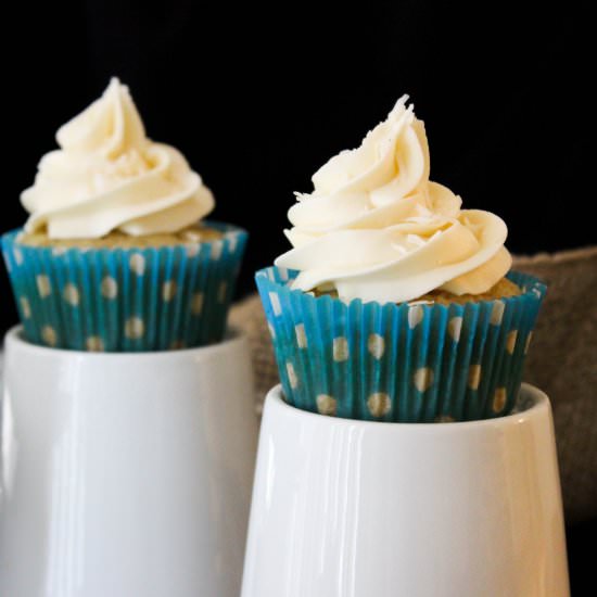 Vegan coconut cupcakes
