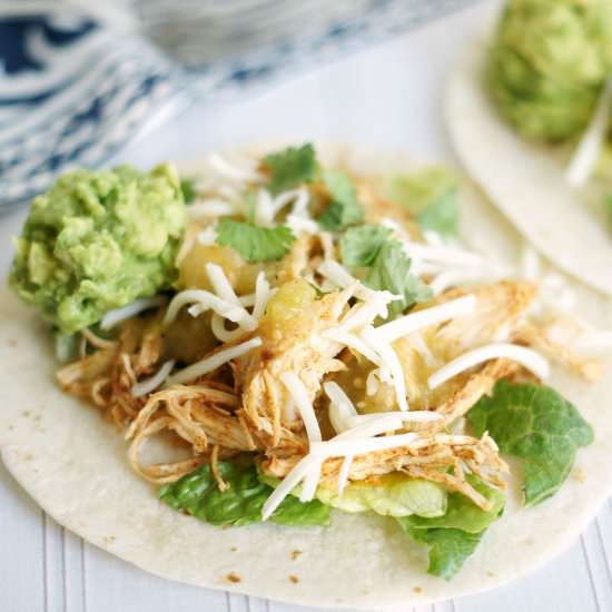 Slow Cooker Chicken Tacos