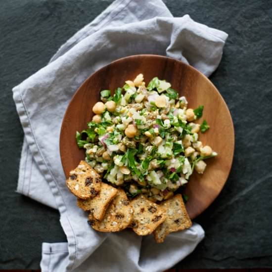 Healthy Chickpea Deli Salad