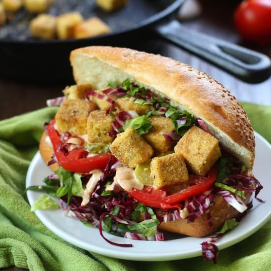 Tofu Po’ Boy Sandwiches
