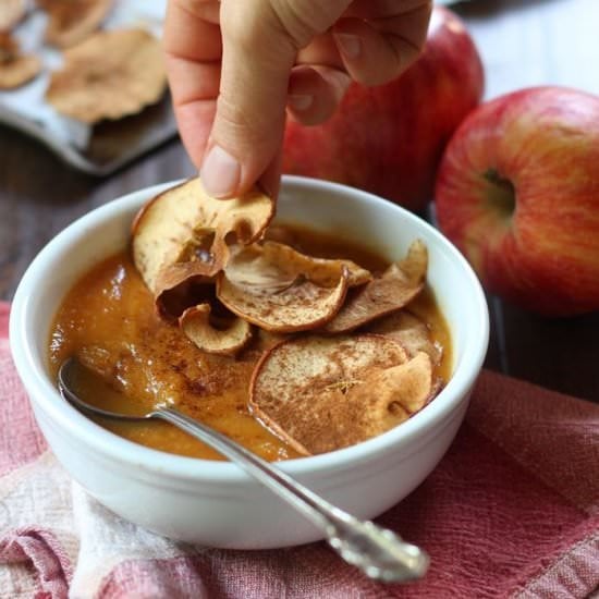 Chai Spiced Apple Sweet Potato Soup