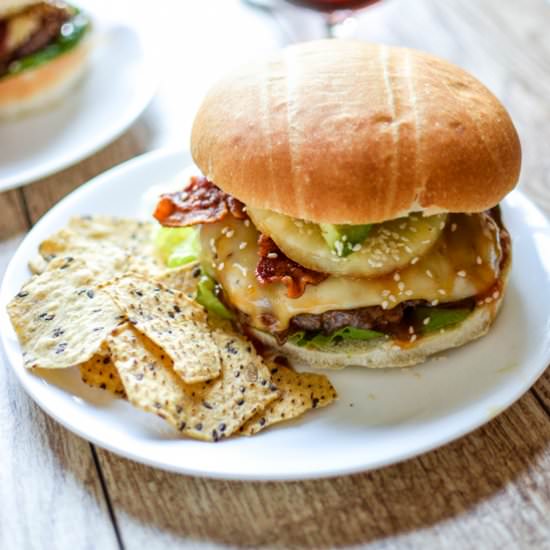 Hawaiian Teriyaki Burgers
