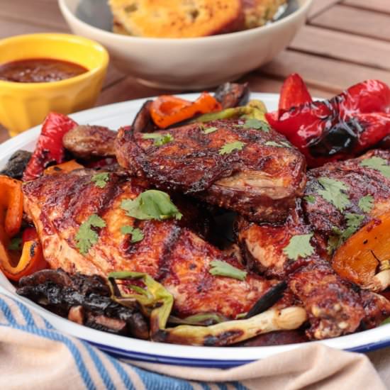 Chipotle Peach BBQ Chicken