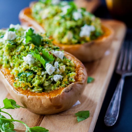 Stuffed Butternut Pumpkin