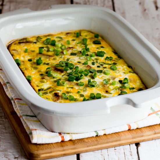 Slow Cooker Egg Casserole