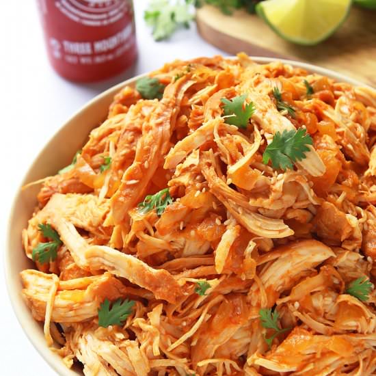 Slow Cooker Sriracha Chicken