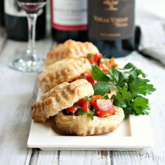 Roasted Tomato Pastry Puffs