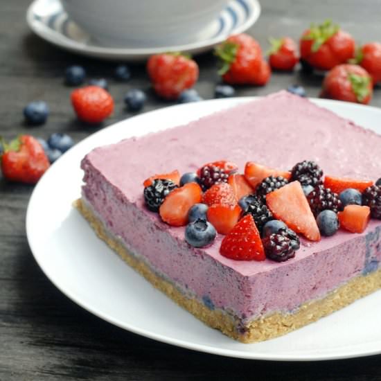 Blackberry Mousse Cake