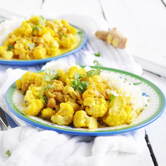 Chickpea Cauliflower Curry