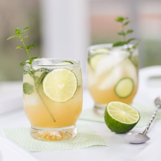 Mint, Cucumber and Lime Crush