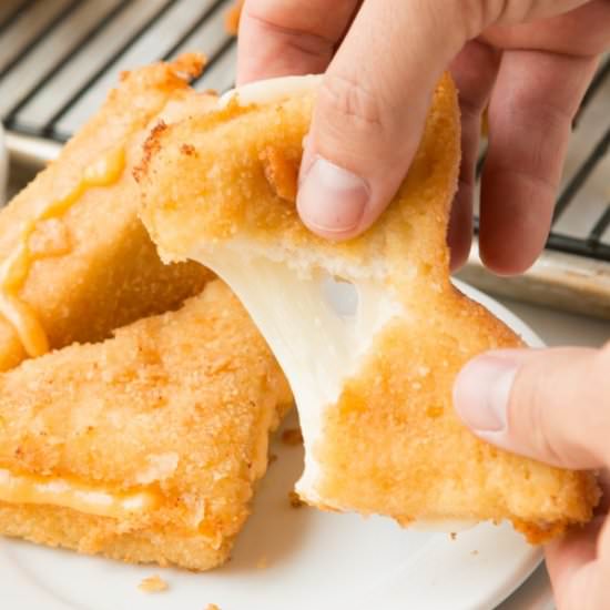 Deep Fried Grilled Cheese