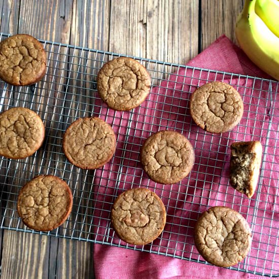 Almond Banana Bread Muffins