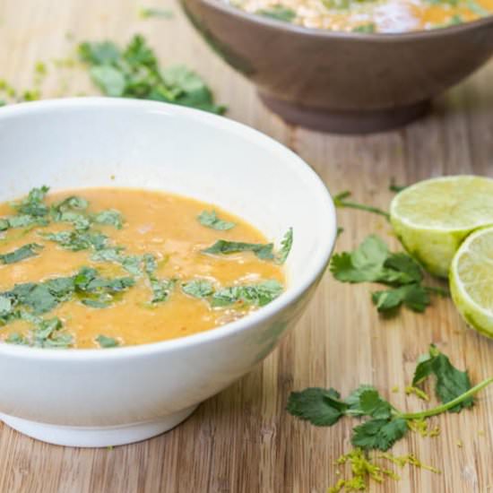 Vegan Thai Red Lentil Soup