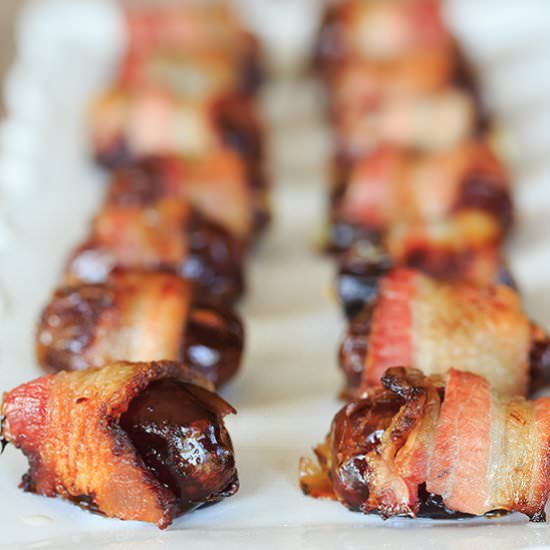 Cheesy Bacon-Wrapped Dates