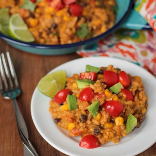 Southwest Pumpkin Risotto