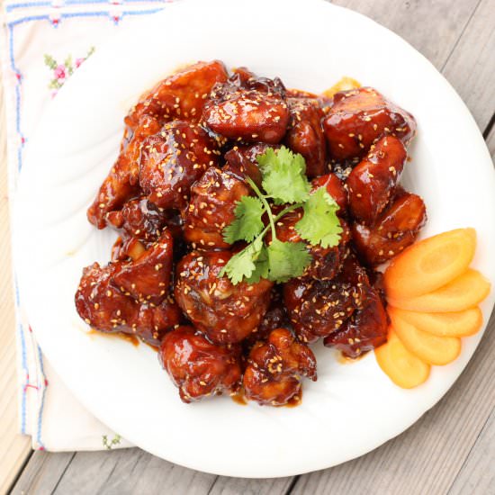 Honey Sesame Chicken 蜜糖芝麻鸡