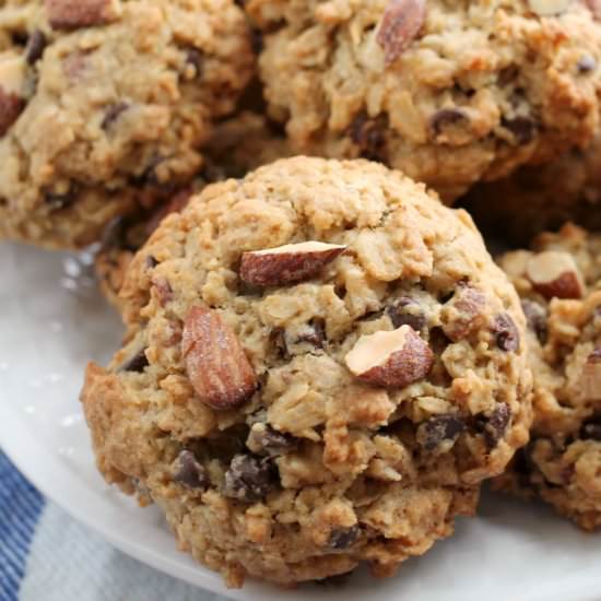 Salted Caramel Almond Cookies