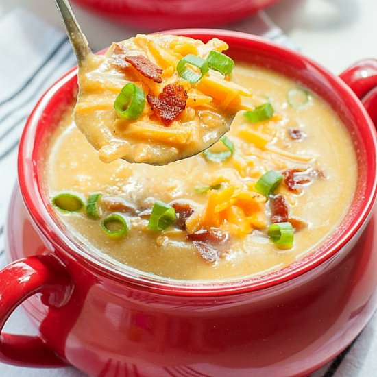 Sweet Potato and Cauliflower Soup