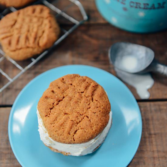 Sprouted Spelt Peanut Butter Cookie