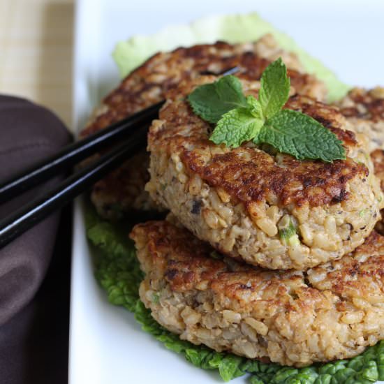 Miso Brown Rice Cakes