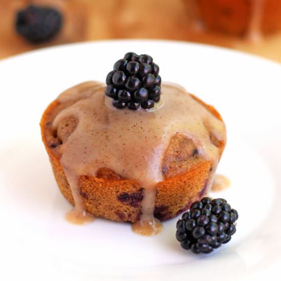 Blackberry Cupcake Muffins