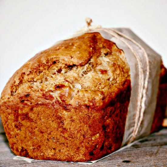 Banana and Peach Butter Bread