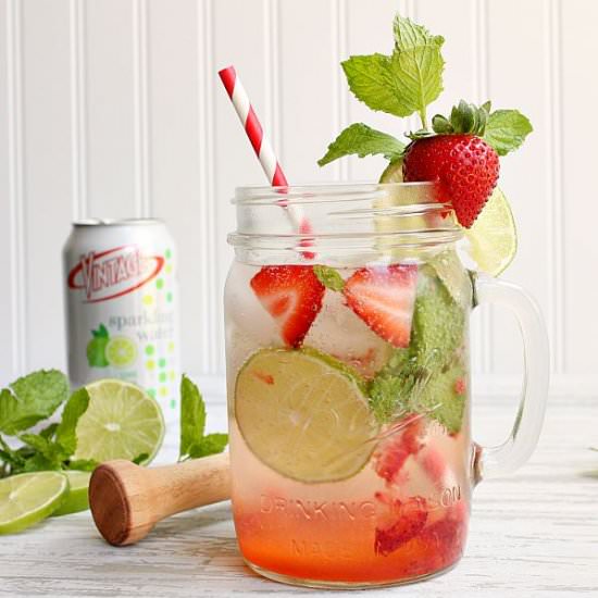 Strawberry Mojito Sparkling Water