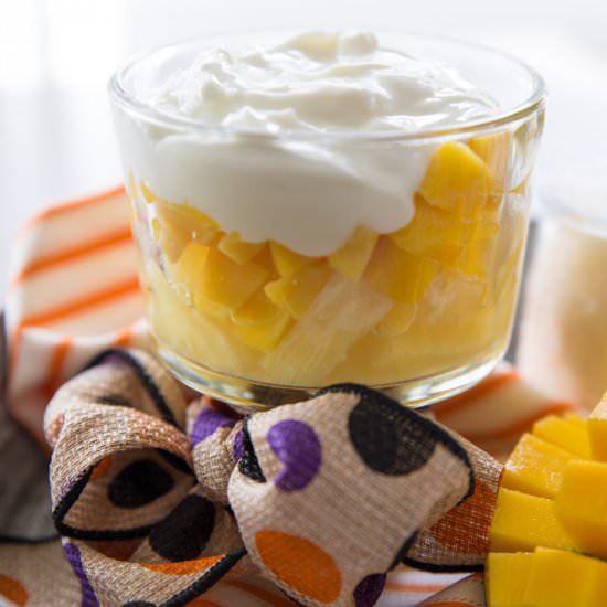 Topical Candy Corn Parfait